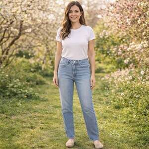 Madewell The Perfect Vintage Jean Banner Wash High Rise Straight Size 26